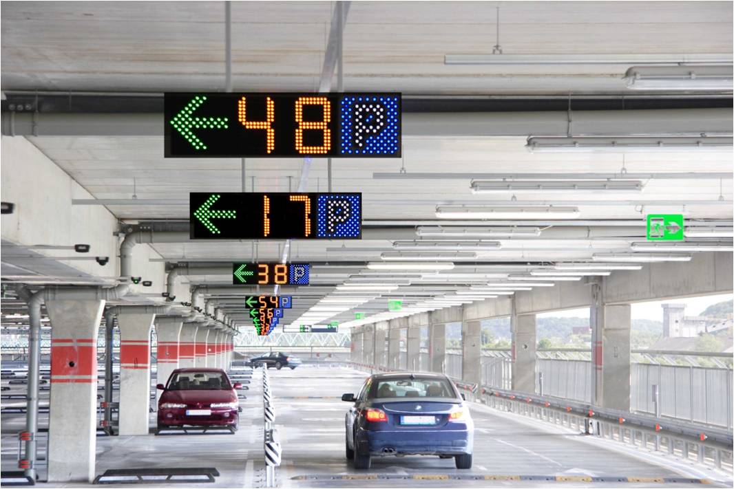 Parksol2023-Parking Guidance Vilnius Airport